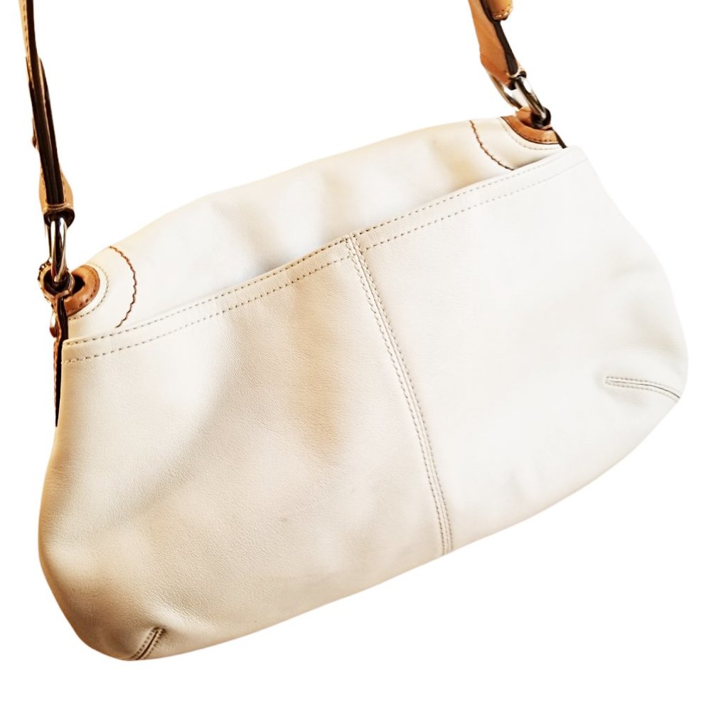 Coach Soho Pleated Leather Shoulder Bag Handbag - Picture 3 of 4
